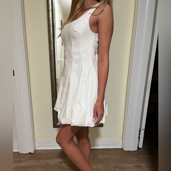 Fashion Nova White Jaden Bubble Mini Dress. Small. - Picture 14 of 14